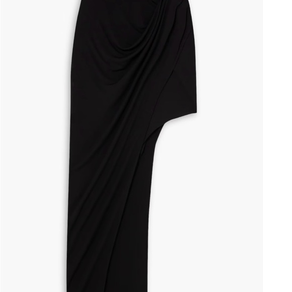 Helmut lang black cotton skirt with high slit size medium - Picture 4 of 6